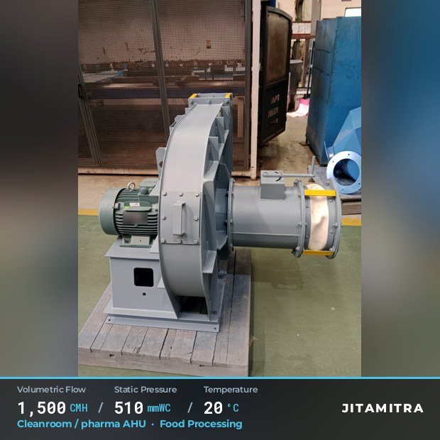 Jitamitra Cleanroom / pharma A… fan — real dispatched build