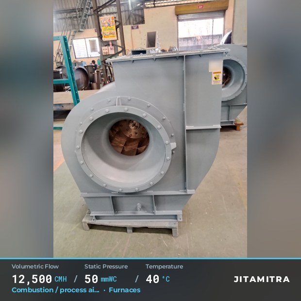 Jitamitra Forced Draft fan — real dispatched build