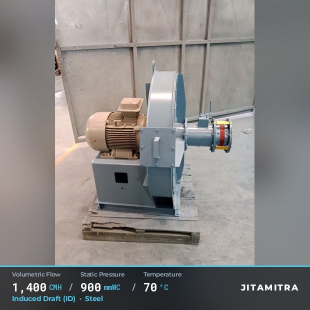 Jitamitra Induced Draft fan — real dispatched build