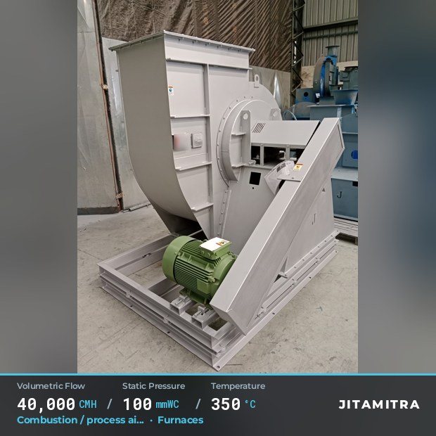 Jitamitra Kiln / furnace exhau… fan — real dispatched build