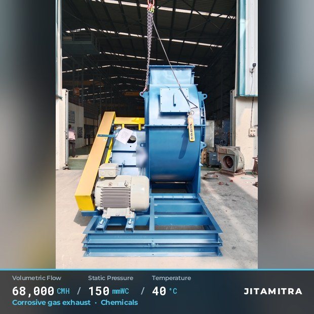 Jitamitra Surface Coating & Pl… fan — real dispatched build