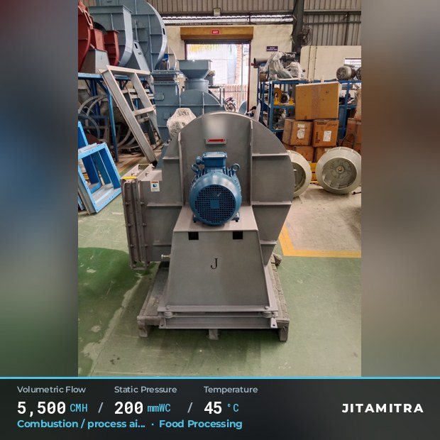 Jitamitra Food & bev fan — real dispatched build