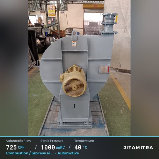 Jitamitra Foundry & Casting fan — real dispatched build