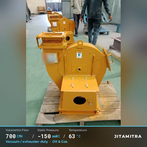 Jitamitra Oil & Gas fan — real dispatched build
