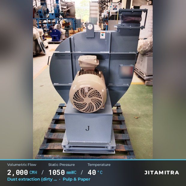 Jitamitra Pulp & Paper fan — real dispatched build