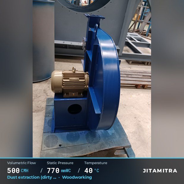 Jitamitra Woodworking fan — real dispatched build