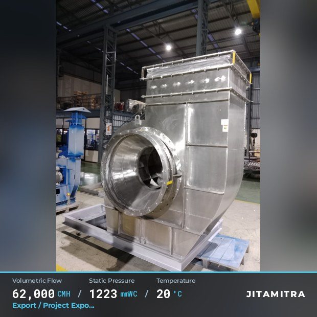 Jitamitra Export / Project Exports fan — real dispatched build