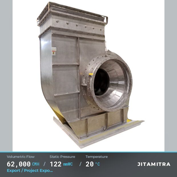 Jitamitra Export / Project Exports fan — real dispatched build