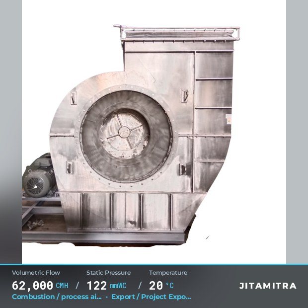Jitamitra Export / Project Exports fan — real dispatched build
