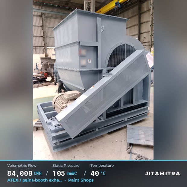 Jitamitra Paint Shops fan — real dispatched build