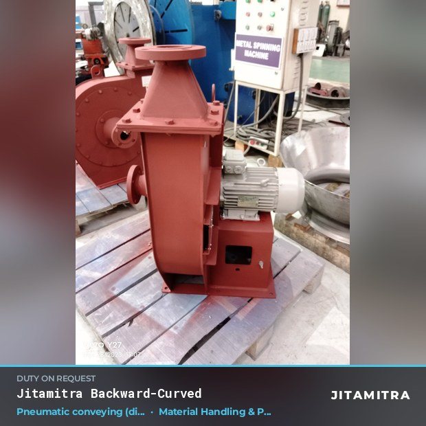 Jitamitra Material Handling & Pneumatic Conveying fan — real dispatched build