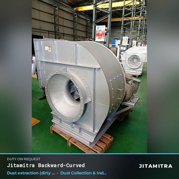 Jitamitra Dust Collection & Industrial Ventilation fan — real dispatched build