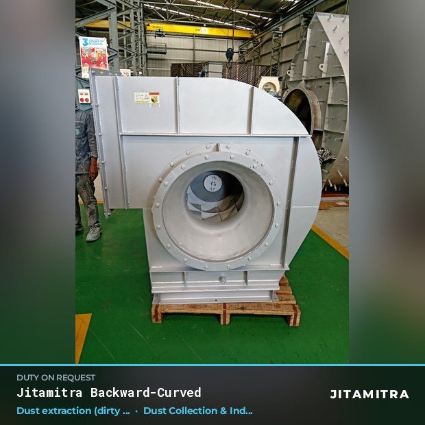 Jitamitra Dust Collection & Industrial Ventilation fan — real dispatched build
