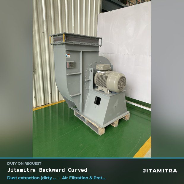 Jitamitra Air Filtration & Pretreatment fan — real dispatched build