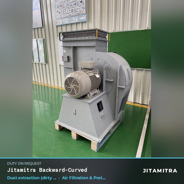 Jitamitra Air Filtration & Pretreatment fan — real dispatched build