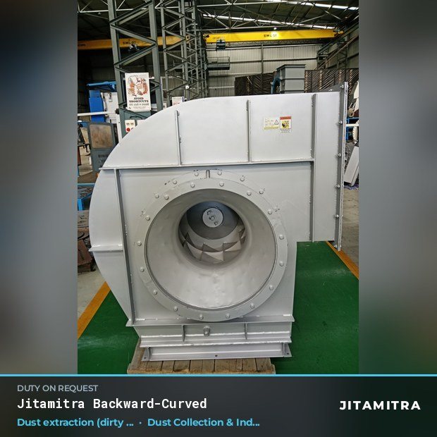 Jitamitra Dust Collection & Industrial Ventilation fan — real dispatched build
