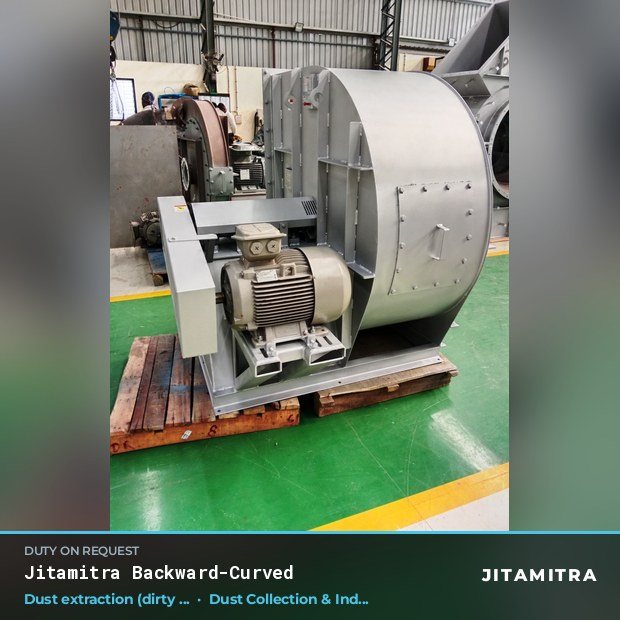 Jitamitra Dust Collection & Industrial Ventilation fan — real dispatched build