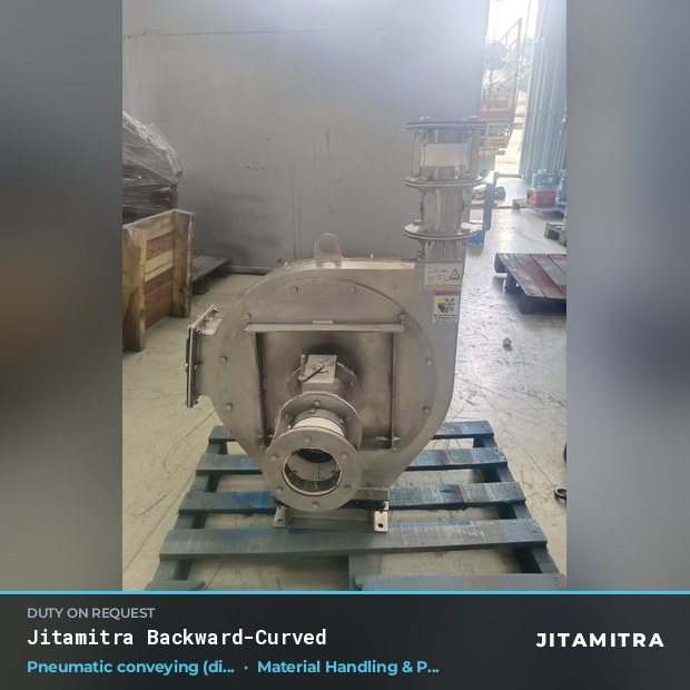 Jitamitra Material Handling & Pneumatic Conveying fan — real dispatched build