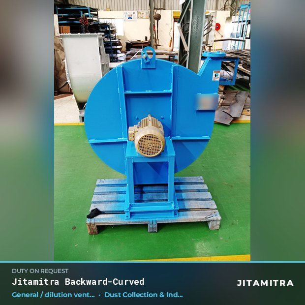 Jitamitra Dust Collection & Industrial Ventilation fan — real dispatched build