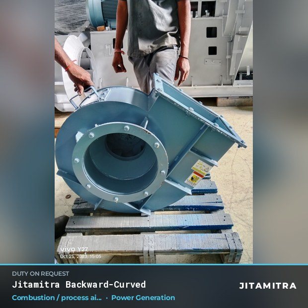 Jitamitra Power Generation fan — real dispatched build