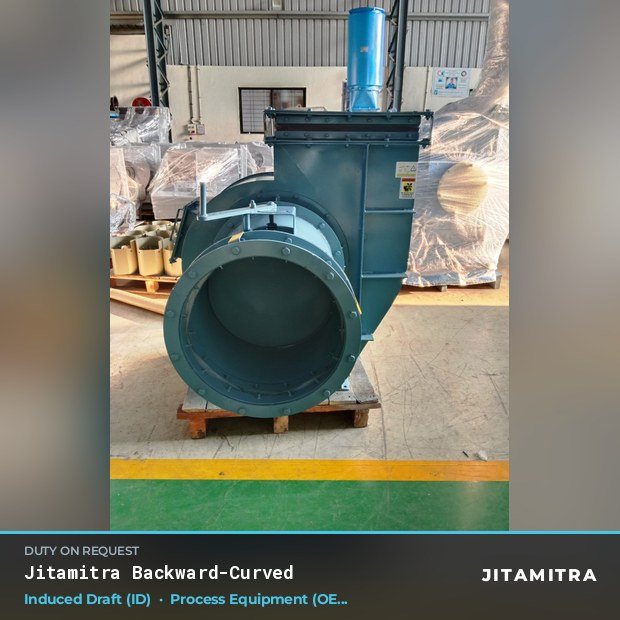 Jitamitra Process Equipment (OEM) fan — real dispatched build