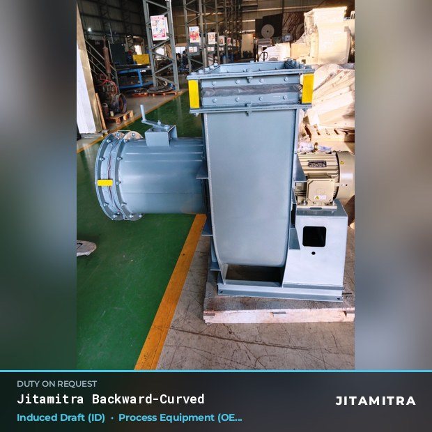 Jitamitra Process Equipment (OEM) fan — real dispatched build