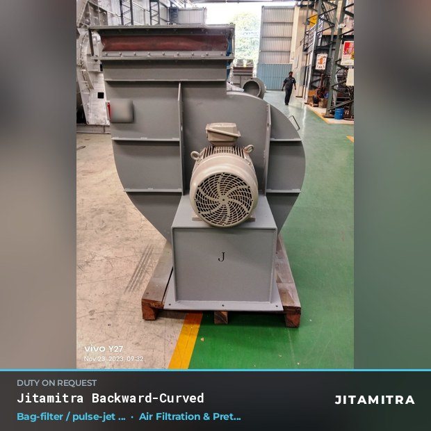 Jitamitra Air Filtration & Pretreatment fan — real dispatched build