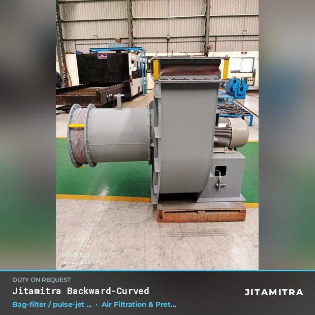 Jitamitra Air Filtration & Pretreatment fan — real dispatched build