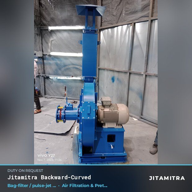 Jitamitra Air Filtration & Pretreatment fan — real dispatched build