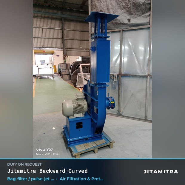 Jitamitra Air Filtration & Pretreatment fan — real dispatched build
