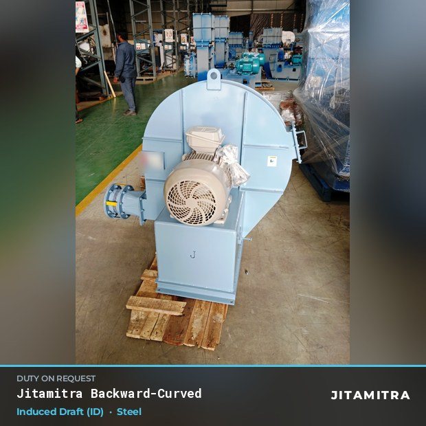 Jitamitra Steel fan — real dispatched build