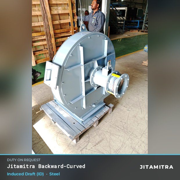 Jitamitra Steel fan — real dispatched build