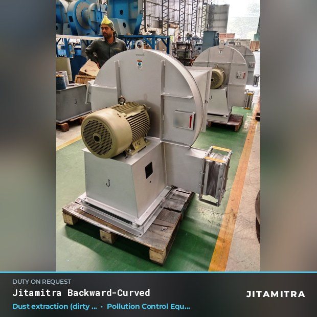 Jitamitra Pollution Control Equipment (OEM) fan — real dispatched build