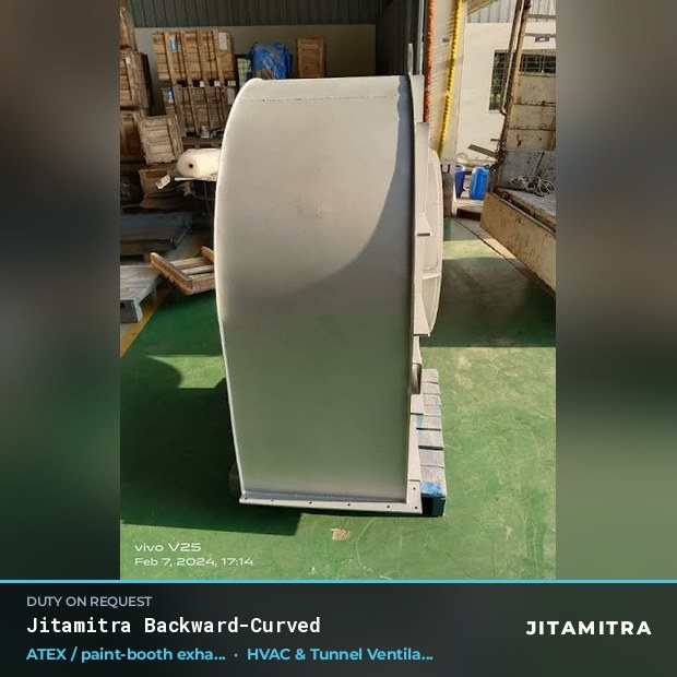 Jitamitra HVAC & Tunnel Ventilation fan — real dispatched build