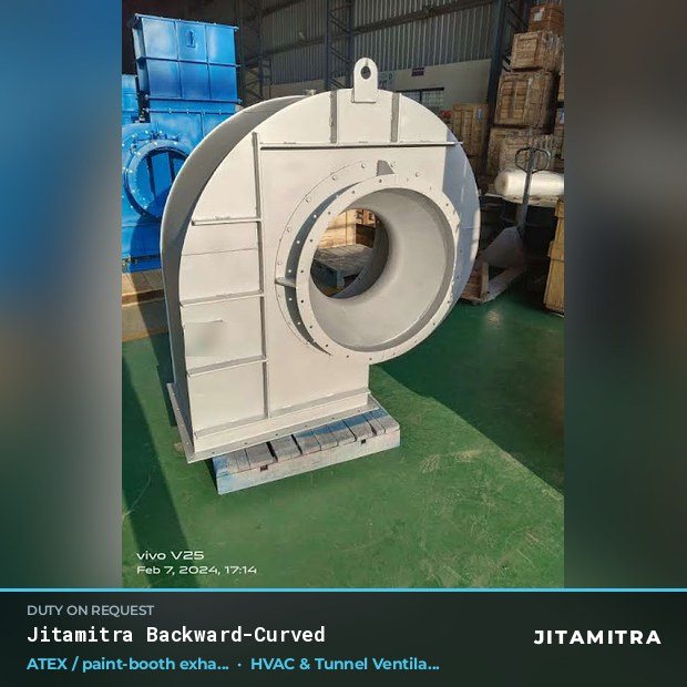 Jitamitra HVAC & Tunnel Ventilation fan — real dispatched build