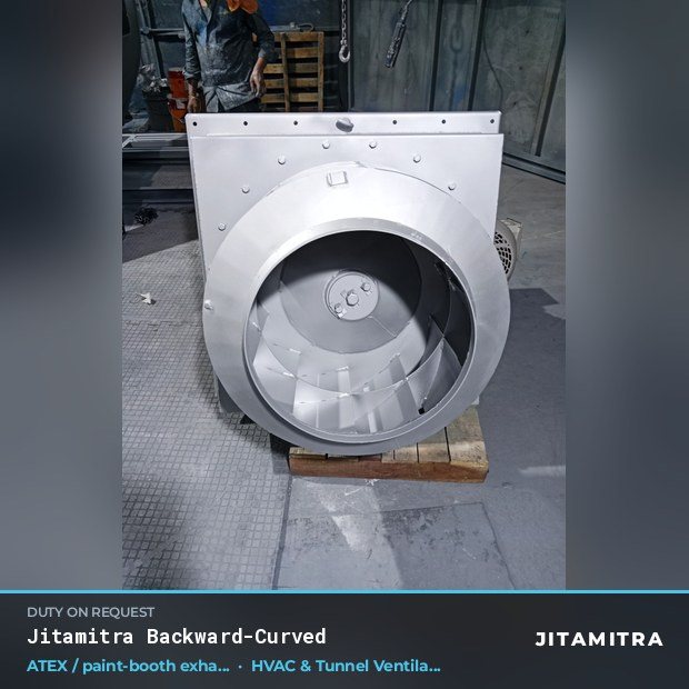 Jitamitra HVAC & Tunnel Ventilation fan — real dispatched build