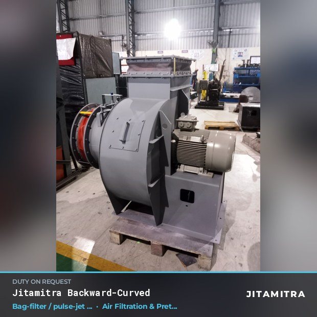 Jitamitra Air Filtration & Pretreatment fan — real dispatched build