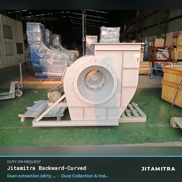 Jitamitra Dust Collection & Industrial Ventilation fan — real dispatched build