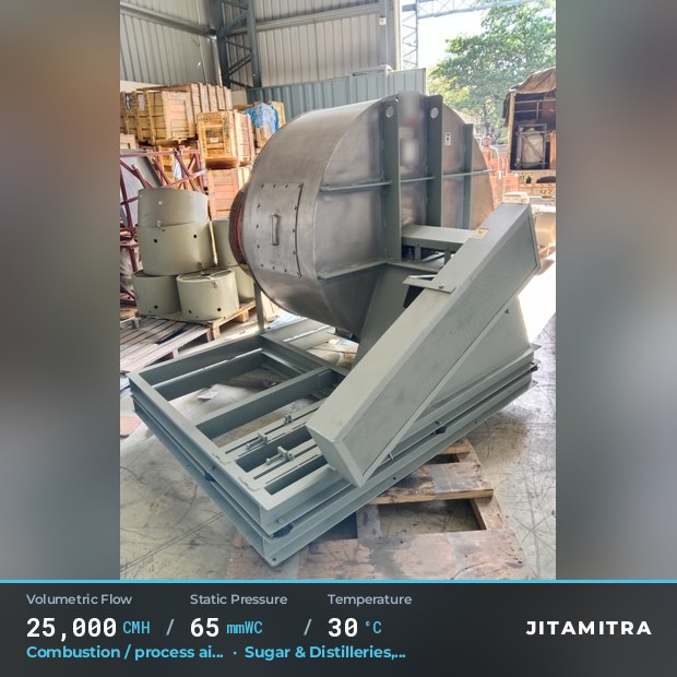 Jitamitra Backward-Curved — real dispatched build