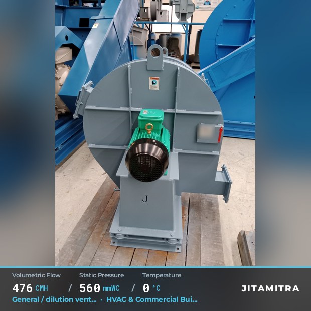 Jitamitra Backward-Curved — real dispatched build