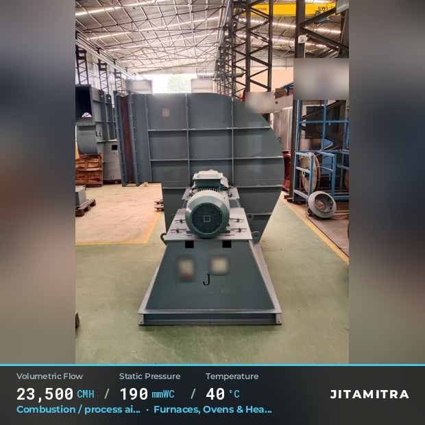 Jitamitra Backward-Curved — real dispatched build