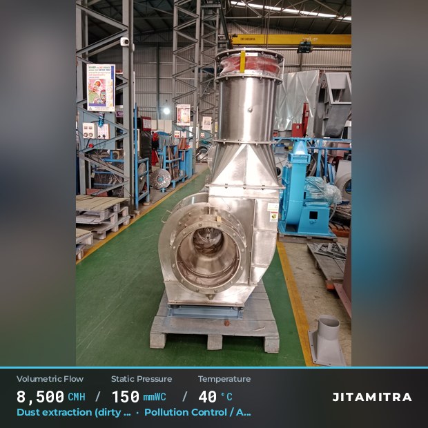 Jitamitra Backward-Curved — real dispatched build