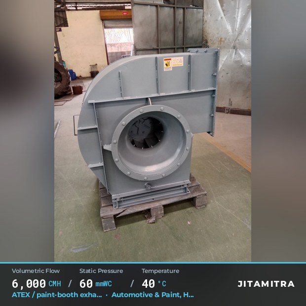Jitamitra Backward-Curved — real dispatched build