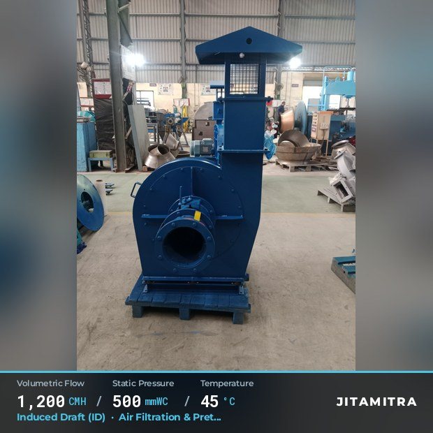 Jitamitra Induced Draft fan — real dispatched build