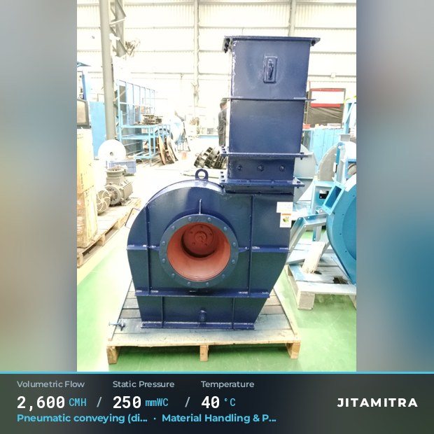 Jitamitra Cement & Lime fan — real dispatched build