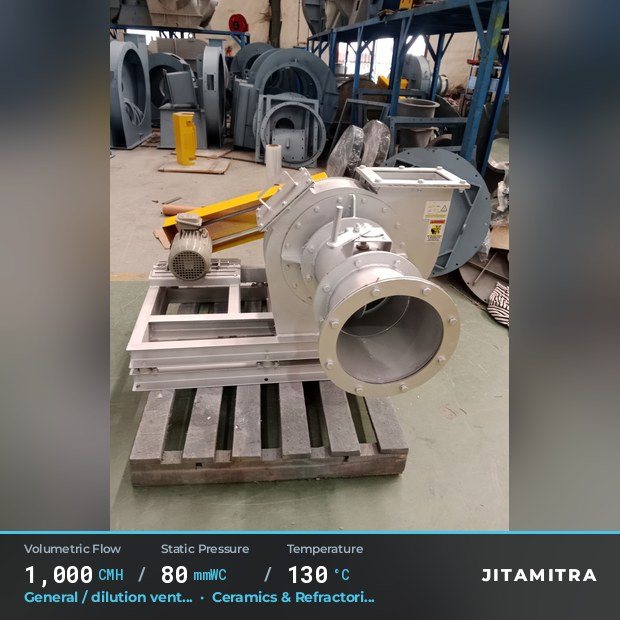 Jitamitra Glass & Ceramics fan — real dispatched build