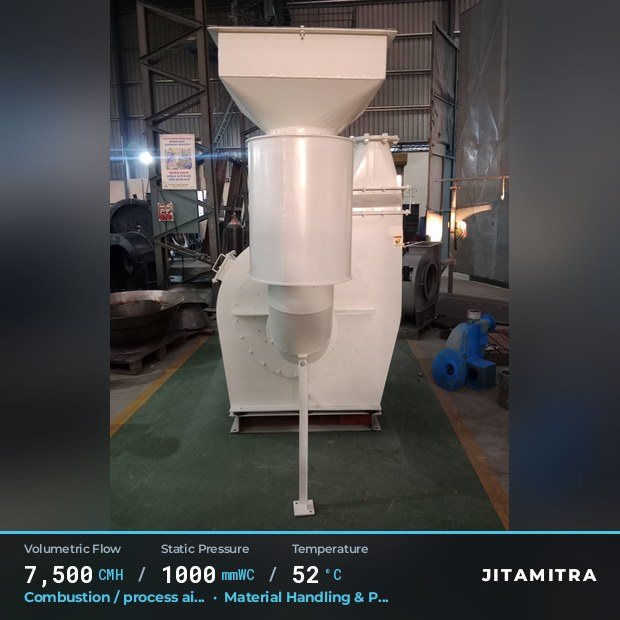 Jitamitra Oil & Gas fan — real dispatched build