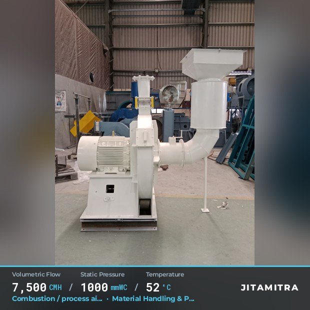 Jitamitra Oil & Gas fan — real dispatched build