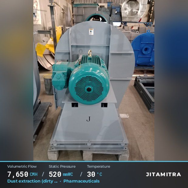 Jitamitra Pharma fan — real dispatched build