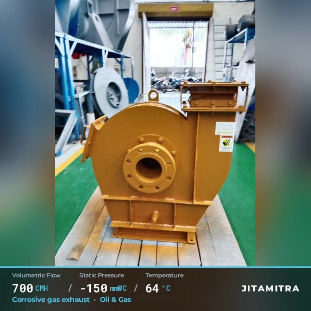 Jitamitra Oil & Gas fan — real dispatched build
